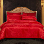 Parure Housse de Couette en Satin