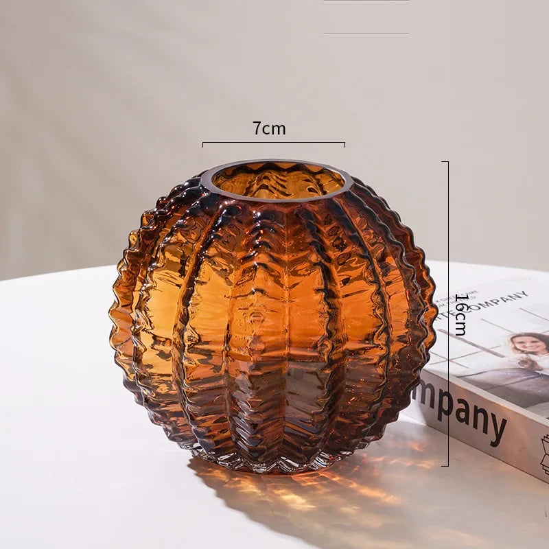 Vase en Verre imitation Cactus