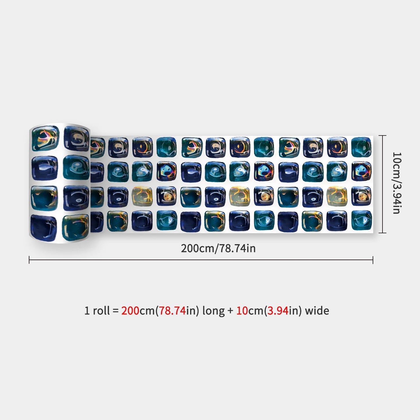 Autocollant Mural Décoratif Mosaïque