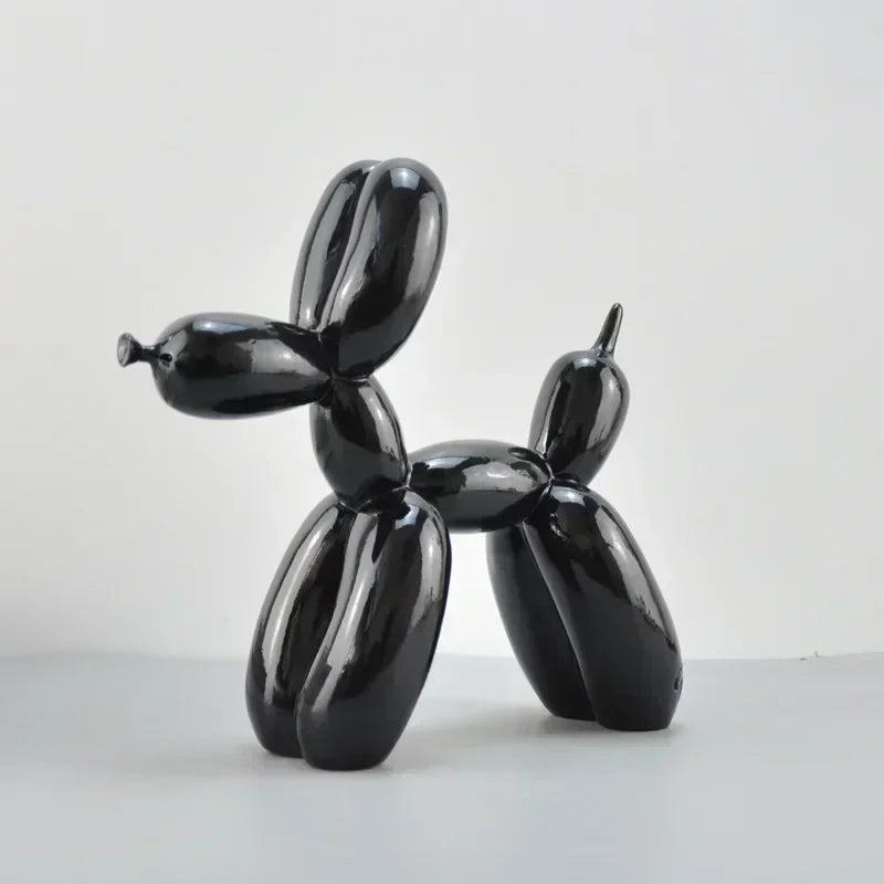 Sculpture de Chien Ballon en Résine