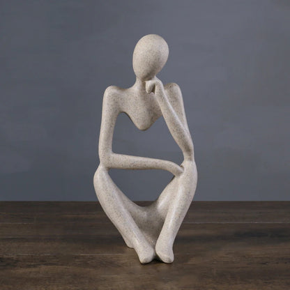 Statue du Penseur Abstraite