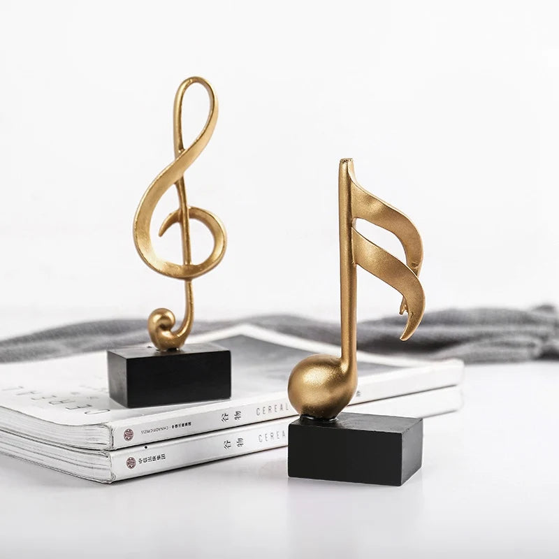 Figurine Note de Musique Doré