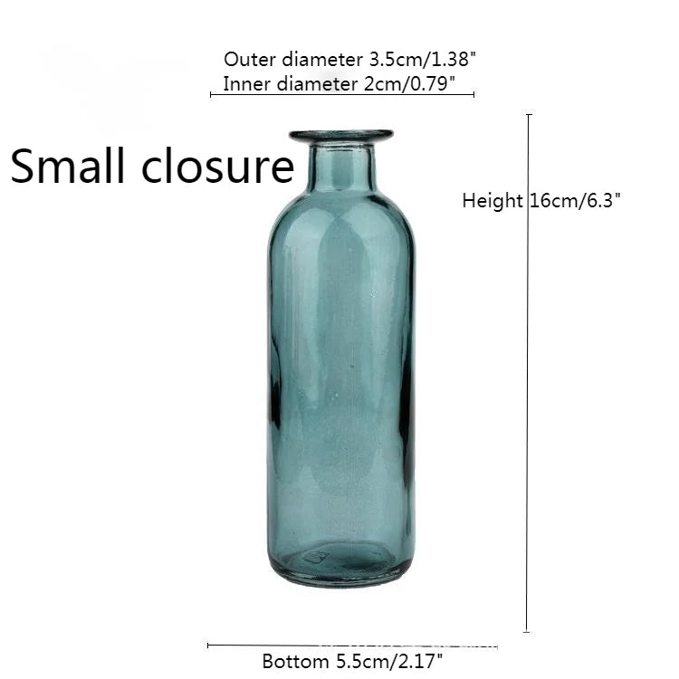 Vase en Verre Coloré style Nordique