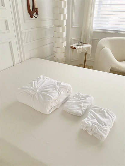 Parure de Lit à Fleurs Torsadées