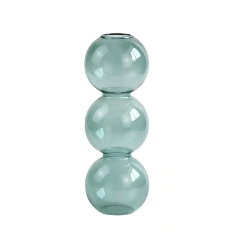 Vase en Verre à Bulles style Nortique