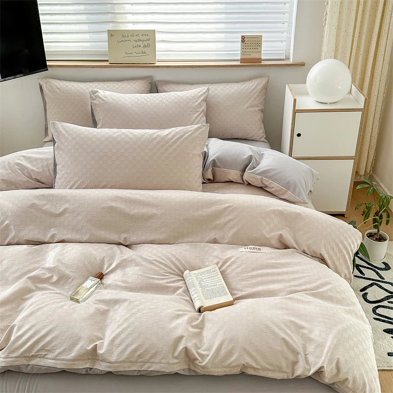 Parure Housse de Couette en Jacquard
