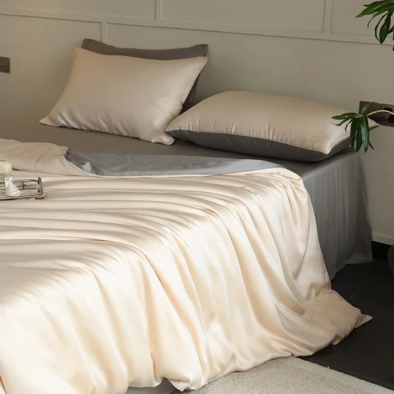 Parure Housse de Couette en Soie