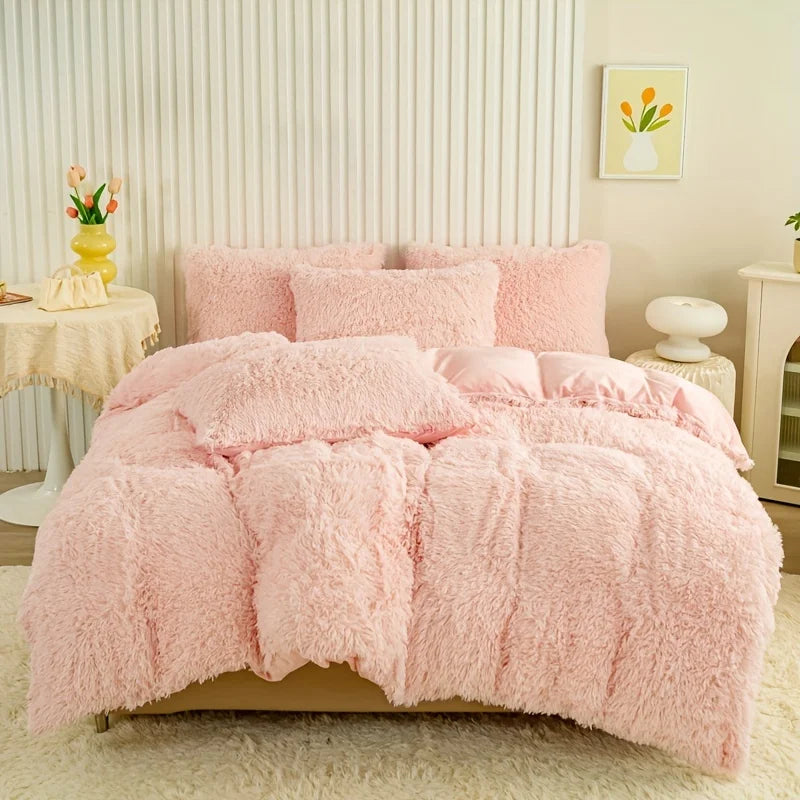 Housse de Couette Luxueuse en Peluche
