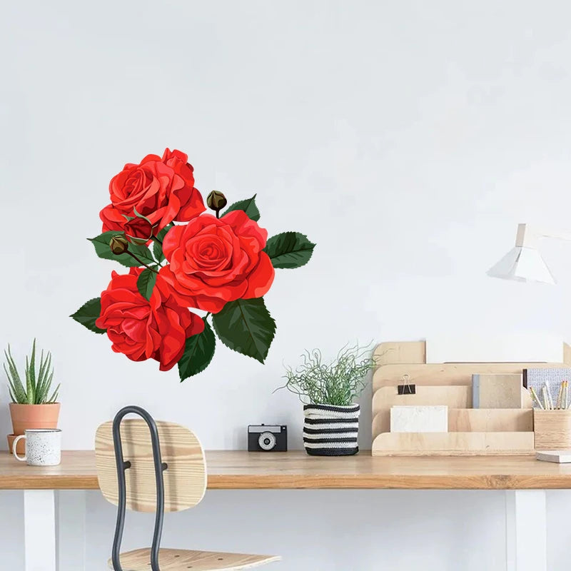 Autocollant Mural Fleur WC