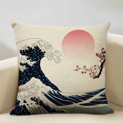 Housse de Coussin Japon
