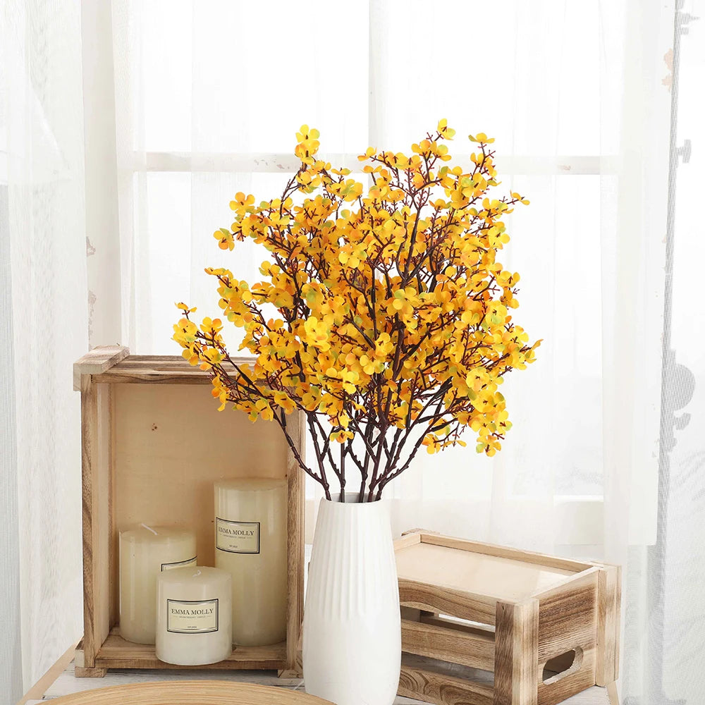 Fleur Artificielle Gypsophile en Soie