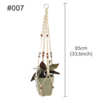 Macramé Mural Porte plantes - Paniers suspendus