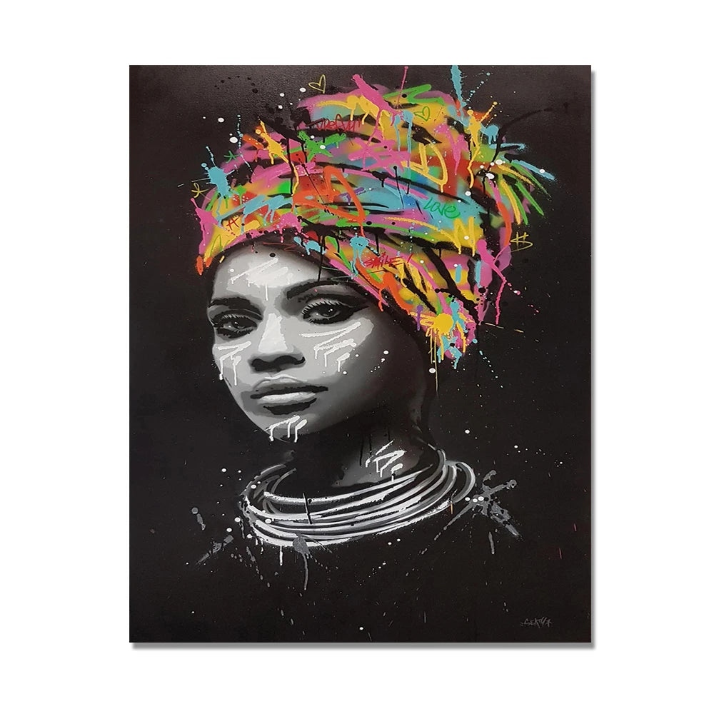 Tableau Moderne Art Africain