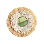 Miroir Décoratif en Macramé