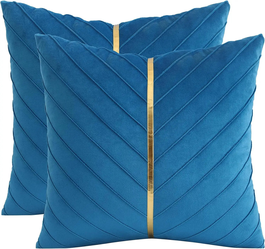 Housse de coussin flocon de neige en velours