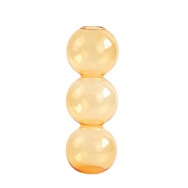 Vase en Verre à Bulles style Nortique