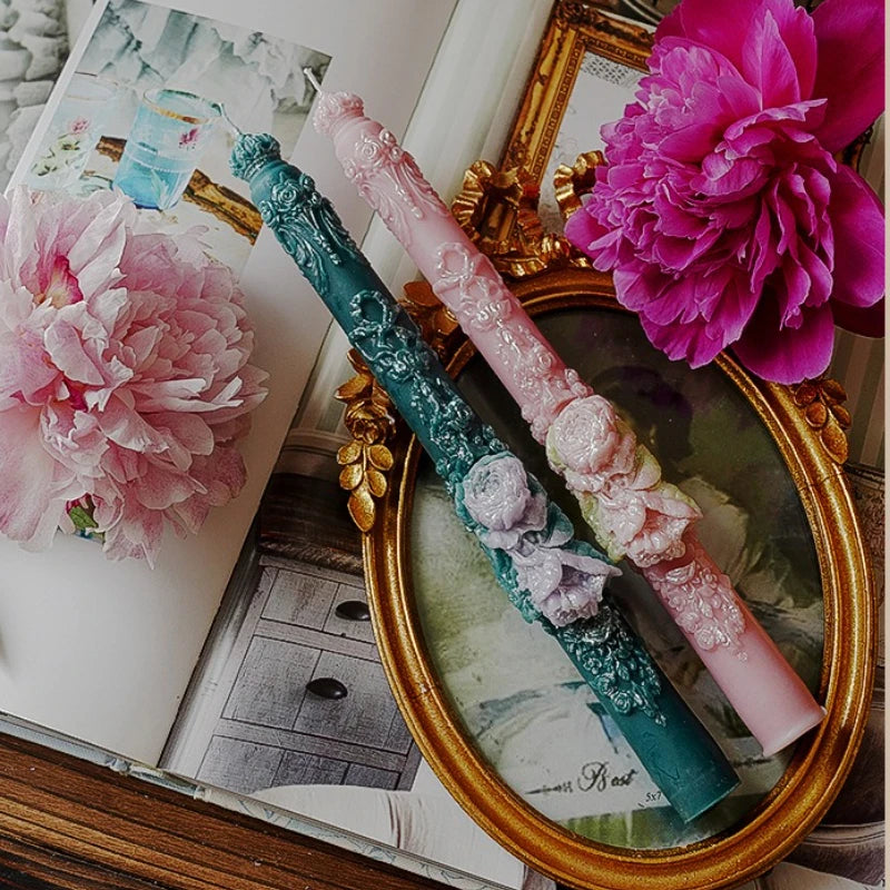 Bougie Romantique en Relief