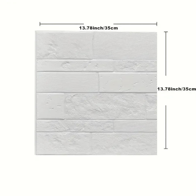 Autocollant Mural 3D effet Brique