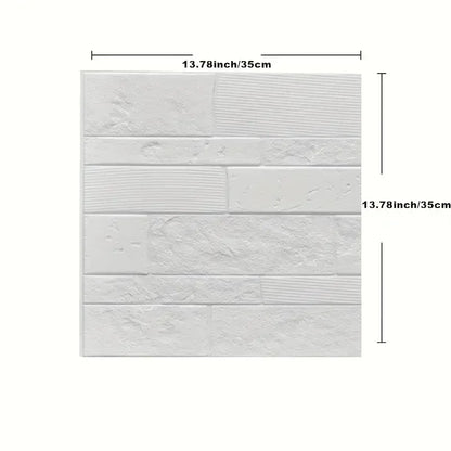 Revêtement Autocollant Mural 3D effet Brique