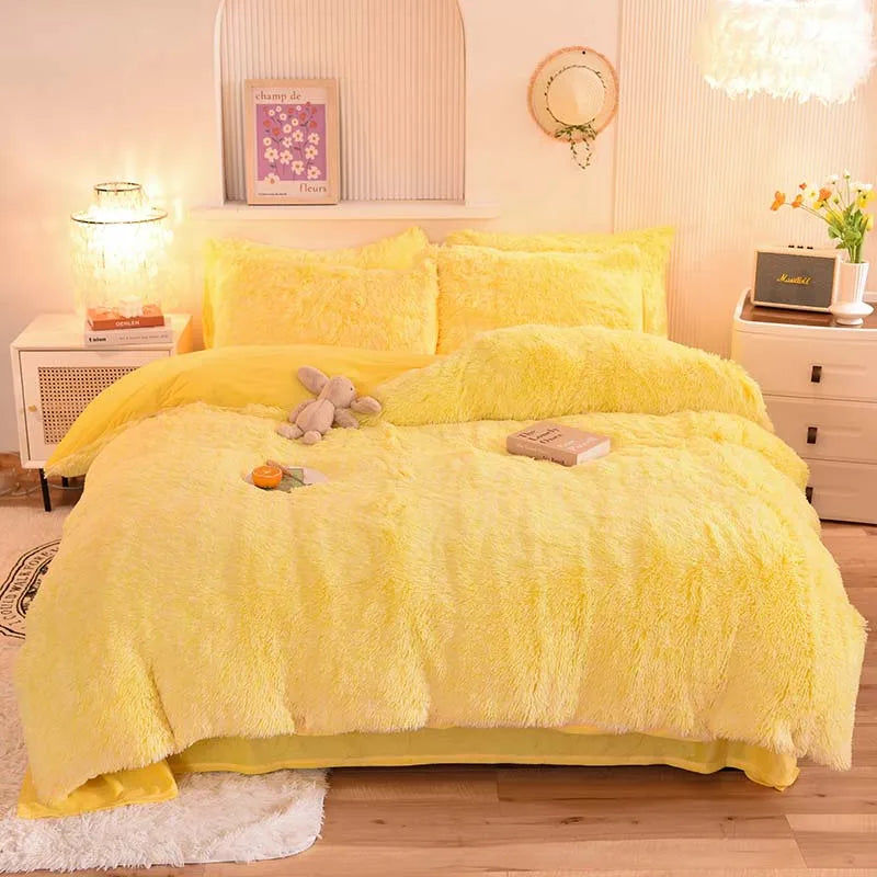 Parure Housse de Couette en Velours