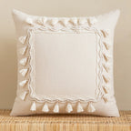 Housse de Coussin Marocaine à Franges