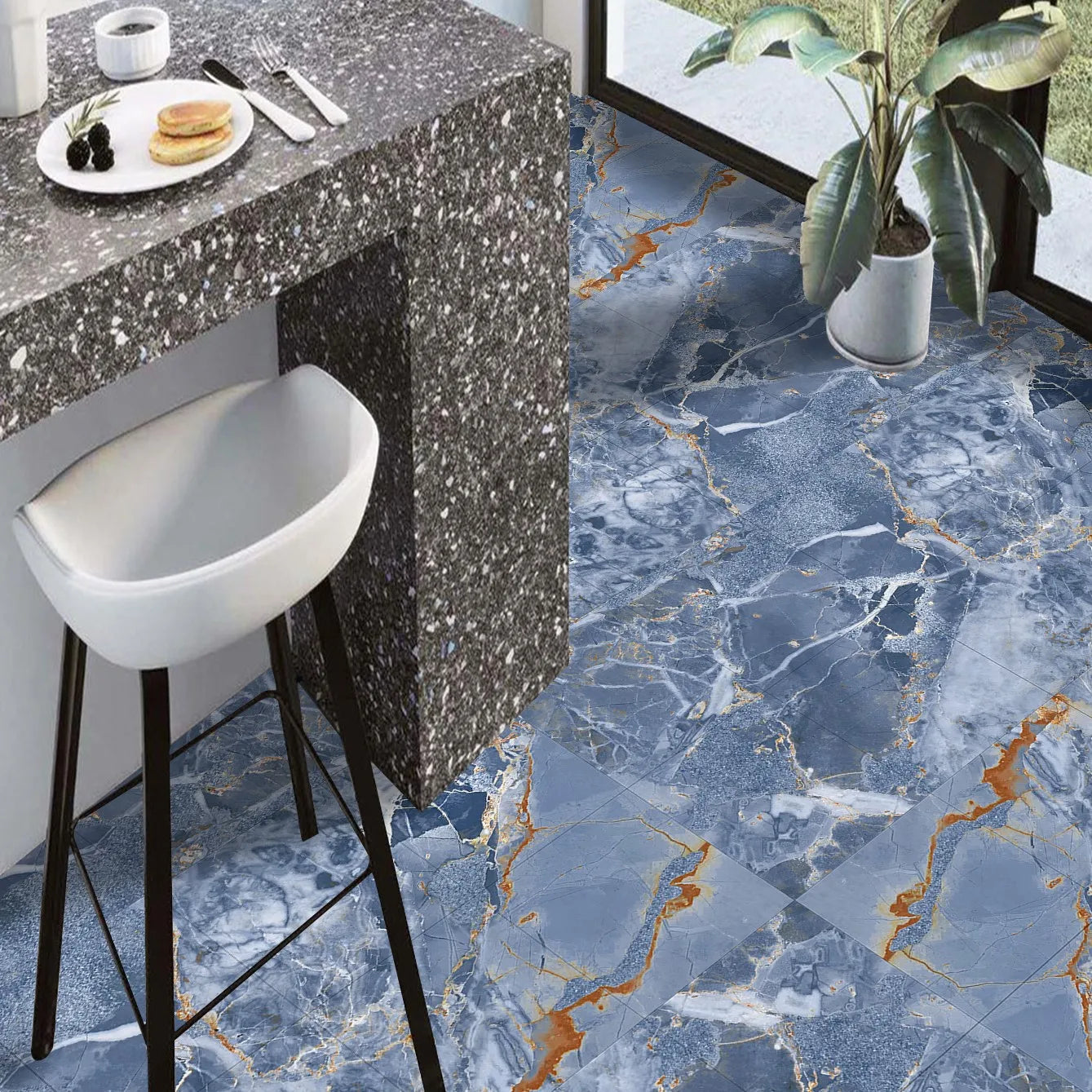 Revêtement Autocollant Mur et sol Imperméable