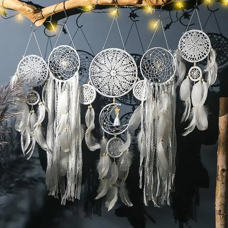 Macramé Murale Attrape-Rêves Bohèmes