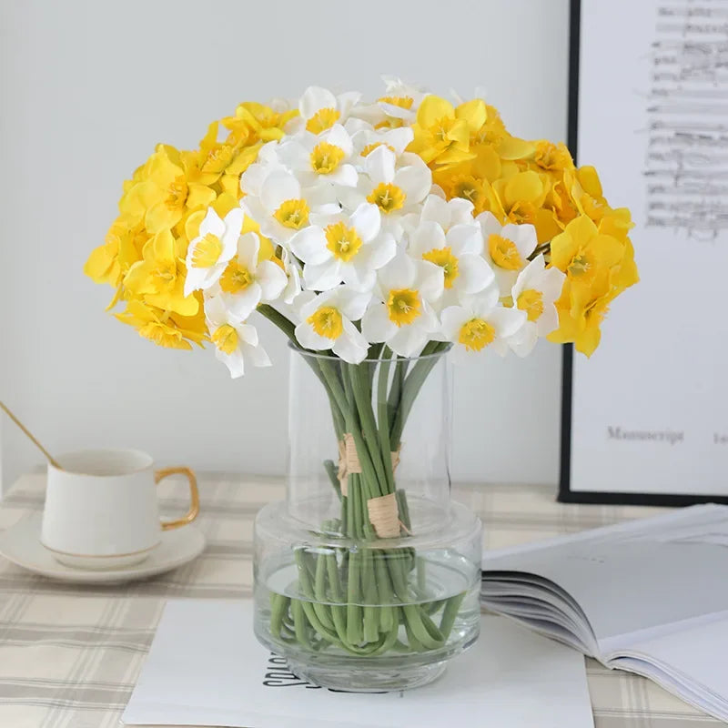 Fleur Artificielle Narcisse en Soie