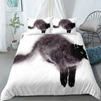 Parure Housse de Couette Motif Chats