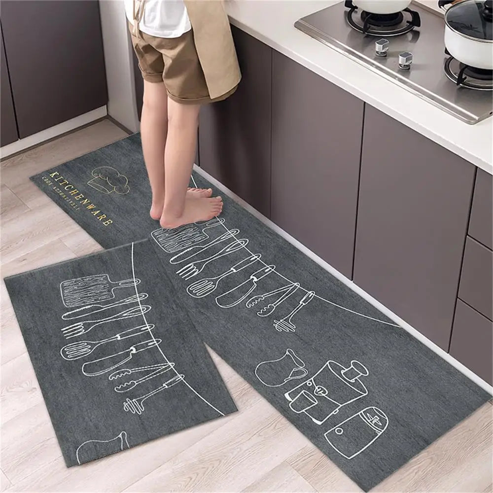 Tapis de Sol de Cuisine Antidérapant