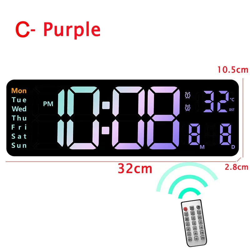 Horloge Murale numérique Led