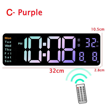 Horloge Murale numérique Led