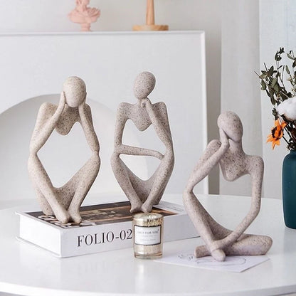 Statue du Penseur Abstraite