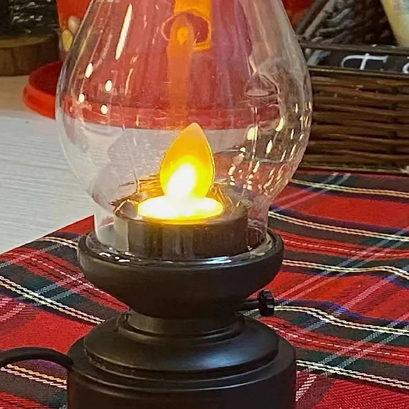 Lampe Bougie Rétro Sans Flamme Décoration Intérieure