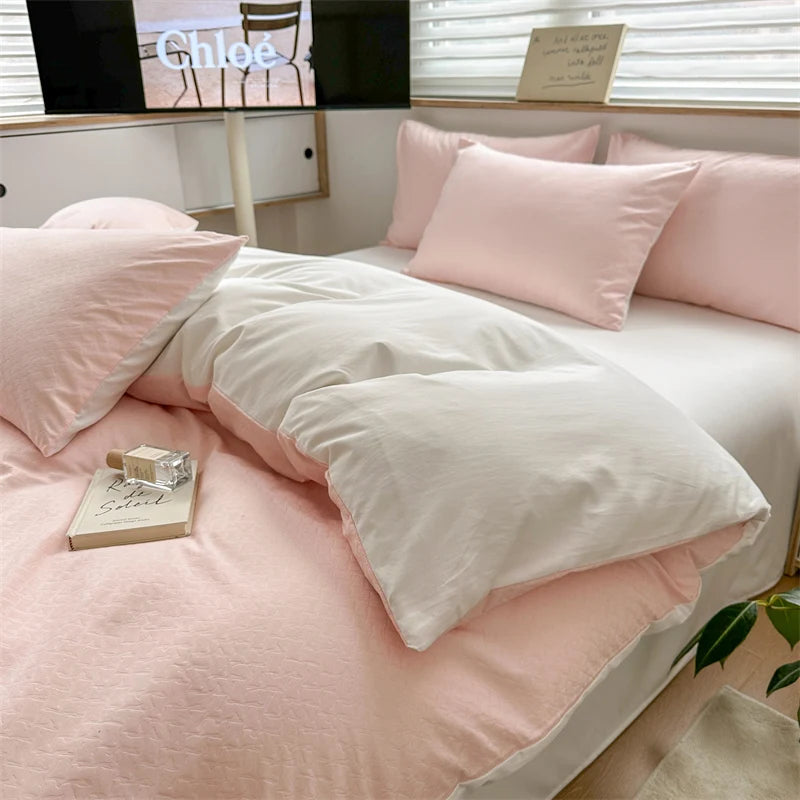 Parure Housse de Couette en Jacquard