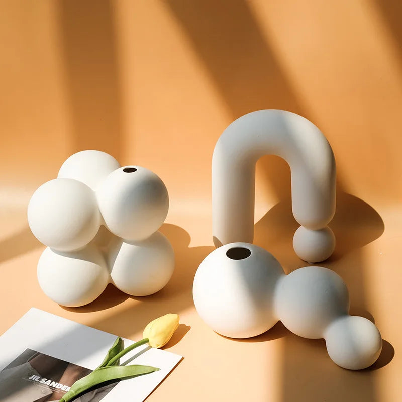 Vase Nordique Blanc
