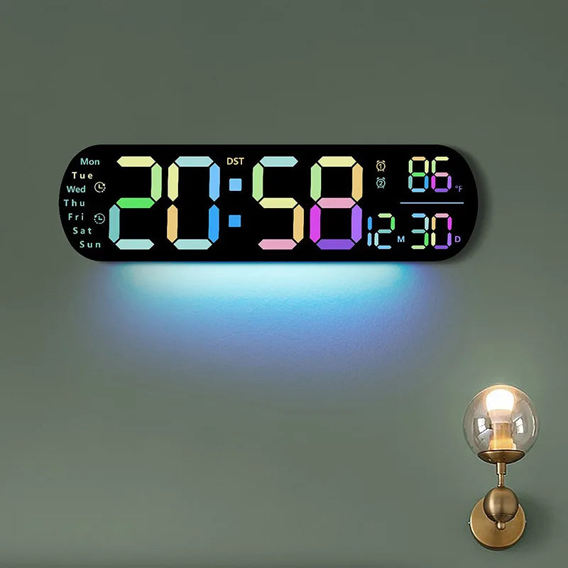 Horloge Murale numérique Led