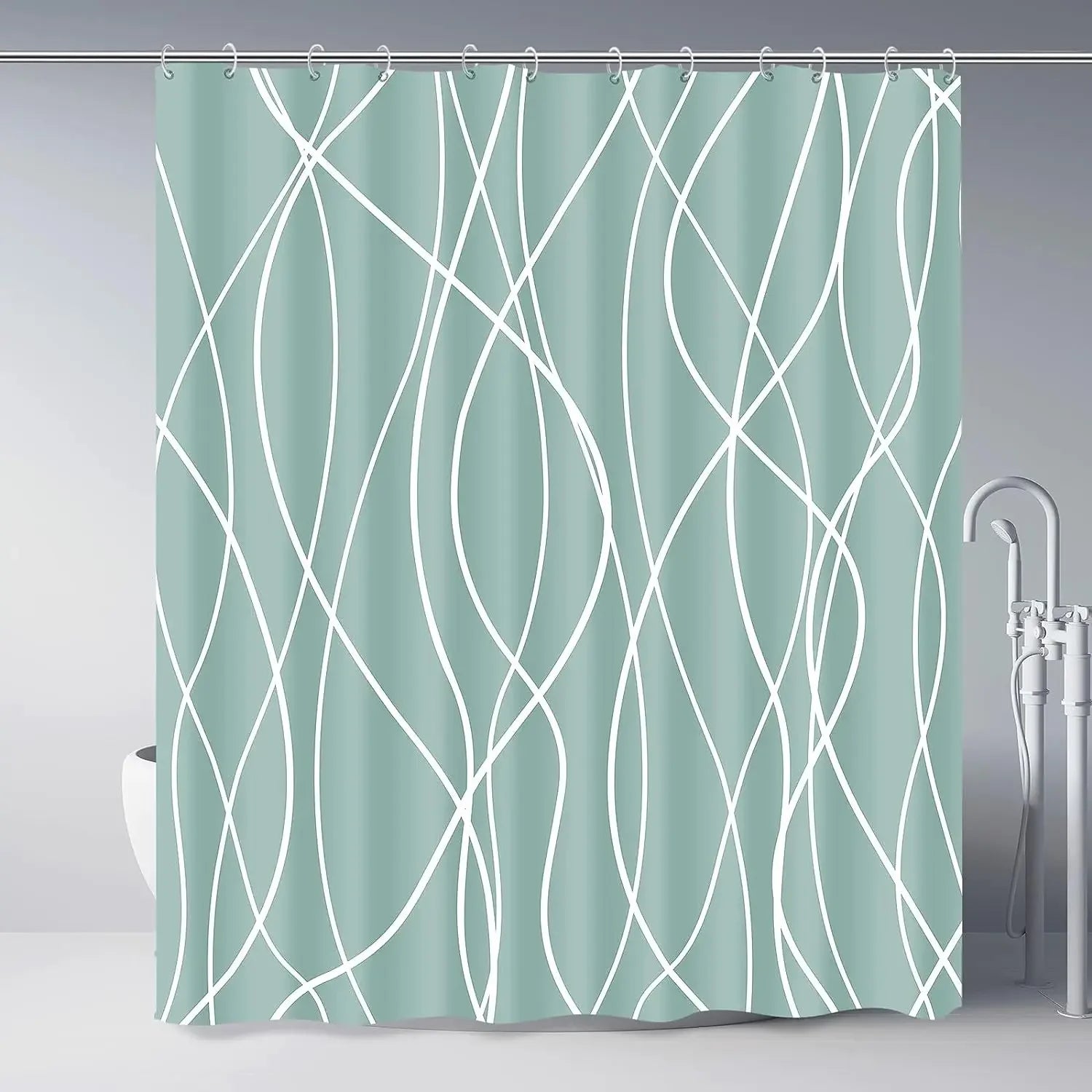 Rideau de Douche en Tissu