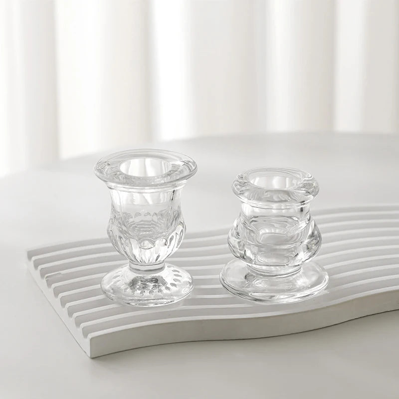 Bougeoir Nordique en Verre