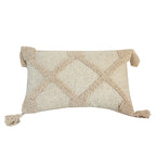 Housse de Coussin à Pompons style Bohème Nordique