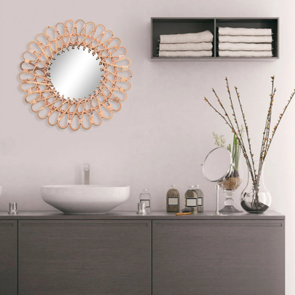 Miroir Décoratif Rond Style Nordique