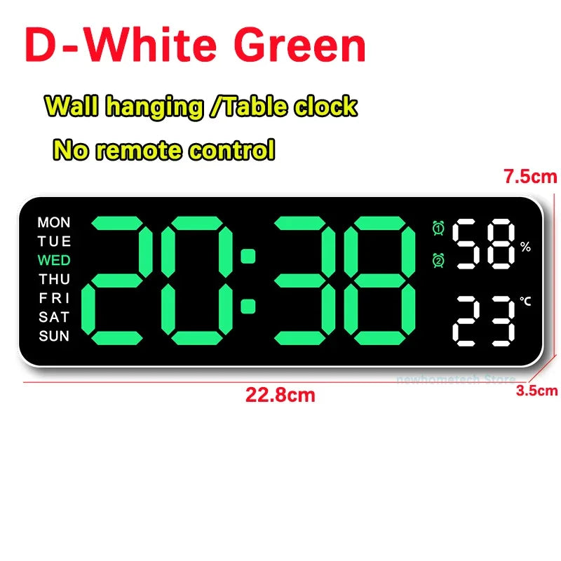 Horloge Murale numérique Led