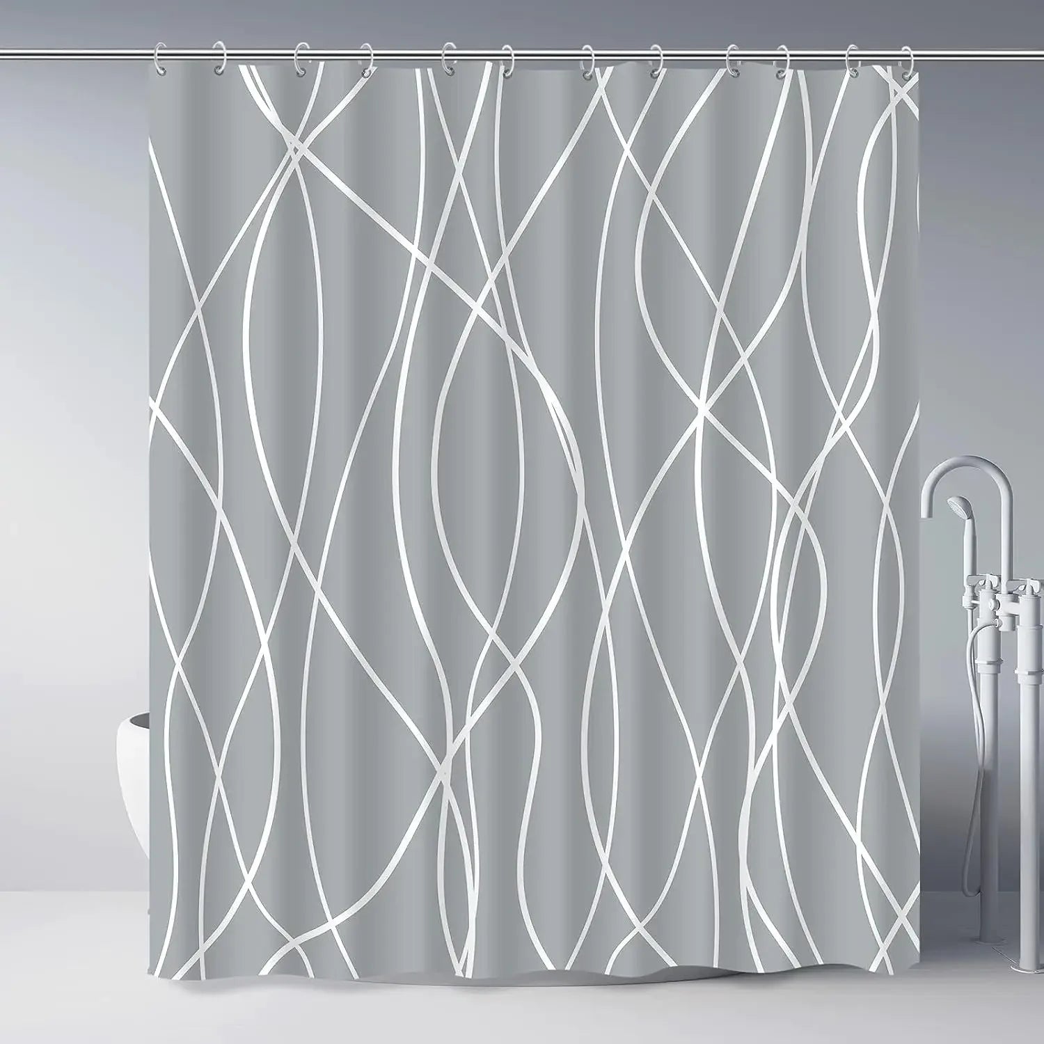 Rideau de Douche en Tissu