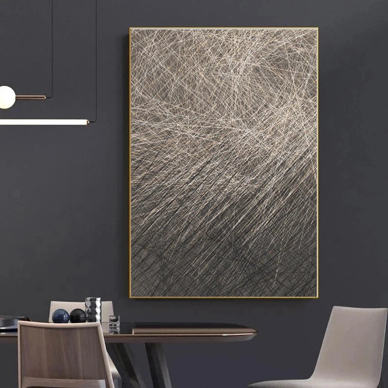 Tableau Moderne Abstraite Rétro