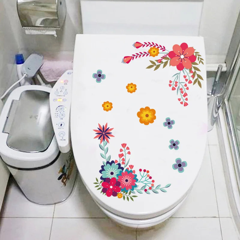 Autocollant Mural Plante WC