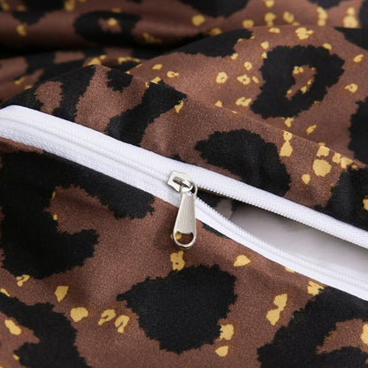 Parure Housse de Couette imprimée Léopard