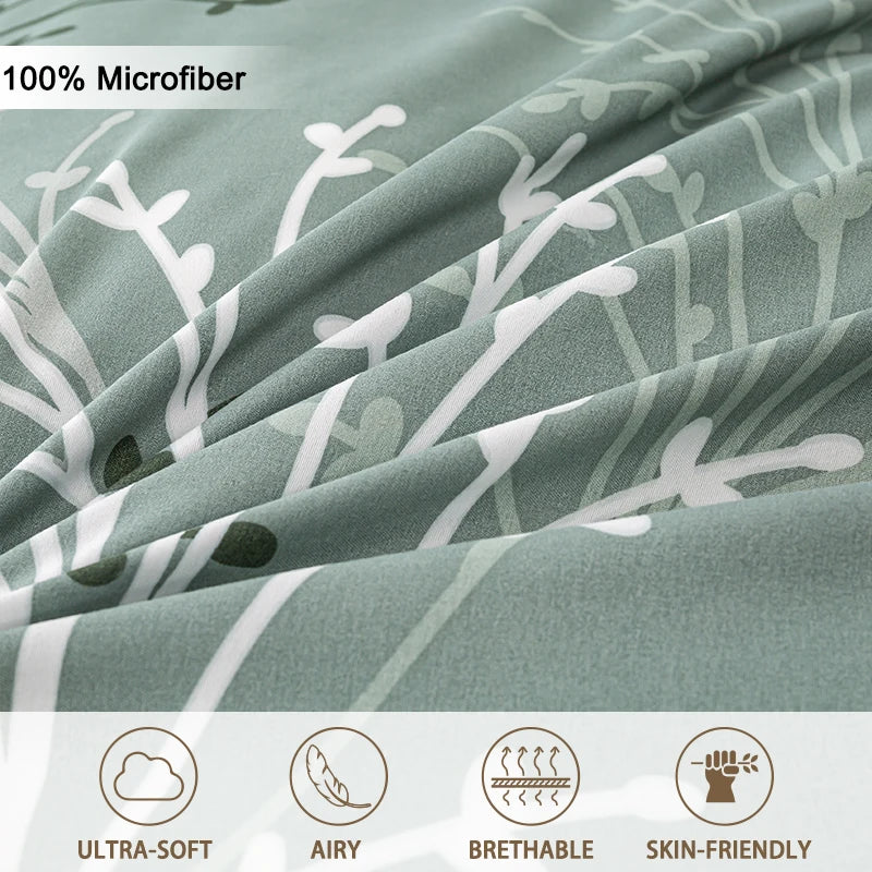 Parure Housse de Couette motif Floral