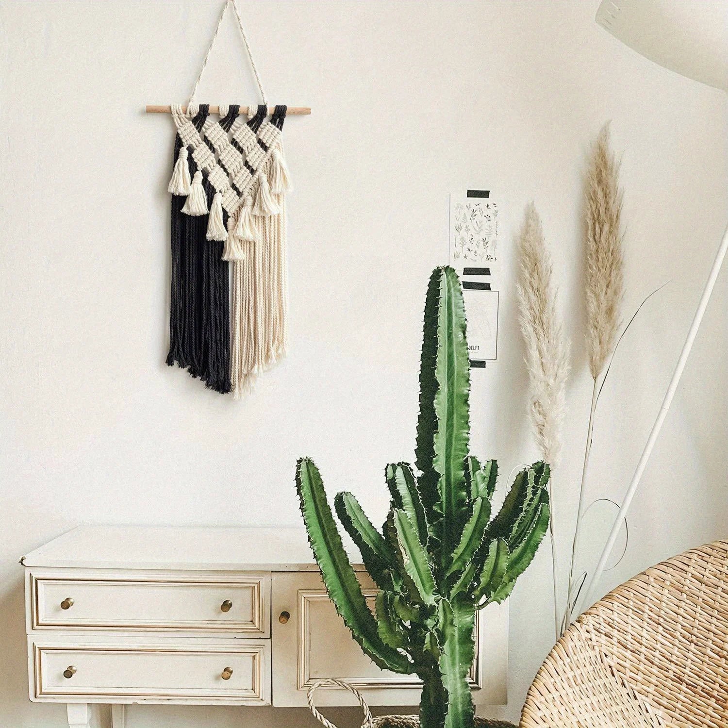 Macramé Mural Tissé