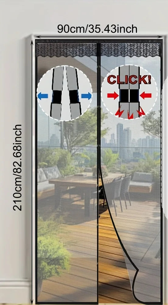 Rideaux de Porte Anti-Moustique