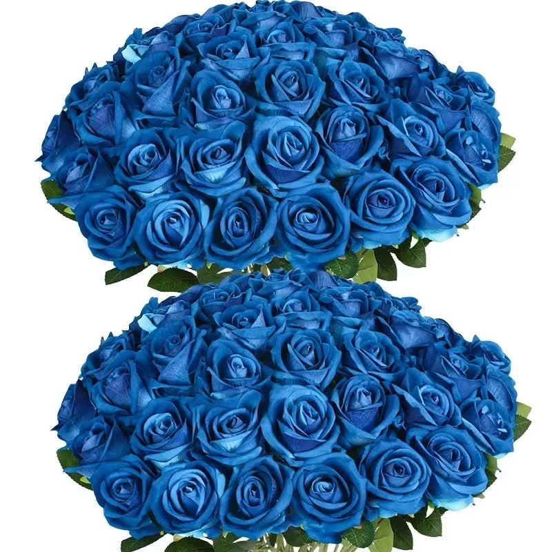 Fleur Artificielle Rose en Velours
